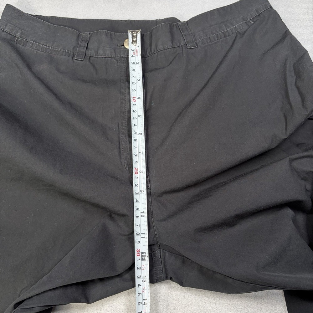 Lauren Ralph Lauren capri Pants Womens Size 12 Black Cotton High Rise. - Picture 9 of 16